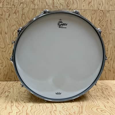 Gretsch GB4164HB Brooklyn Hammered Chrome Over Brass 6.5x14" 10-Lug Snare Drum 2012 - Present - Chrome-Plated image 6