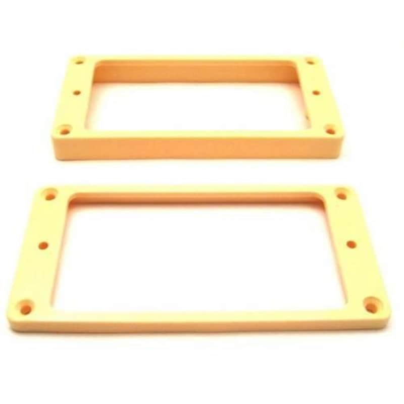 Humbucker Ring Set-Tapered w/ Flat Bottoms-Cream image 1