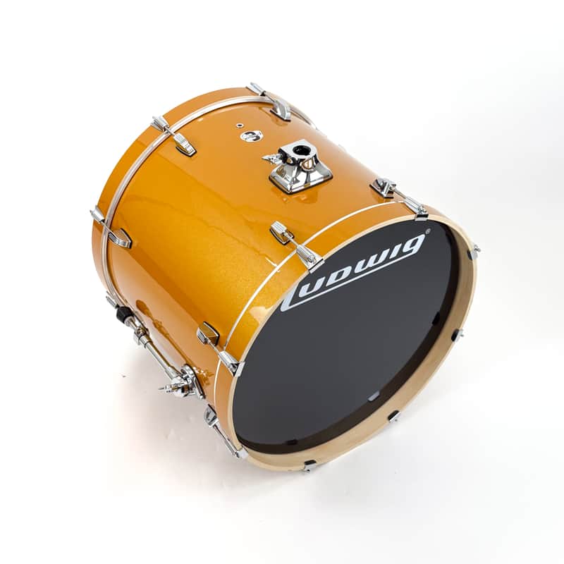 Ludwig Element Evolution 18x22" Bass Drum 2020 - Present - Gold Sparkle image 1