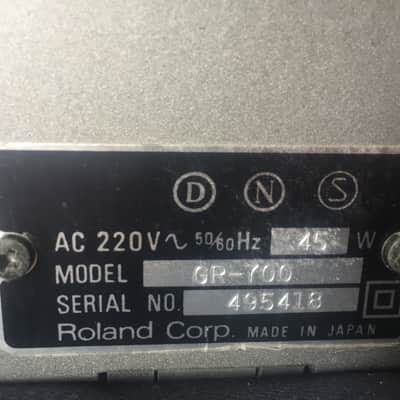 Roland GR-700 1984 GRIS image 3