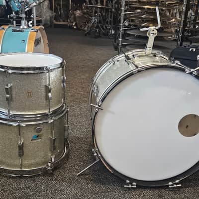Ludwig Club Date 60's era in Silver Sparkle image 1