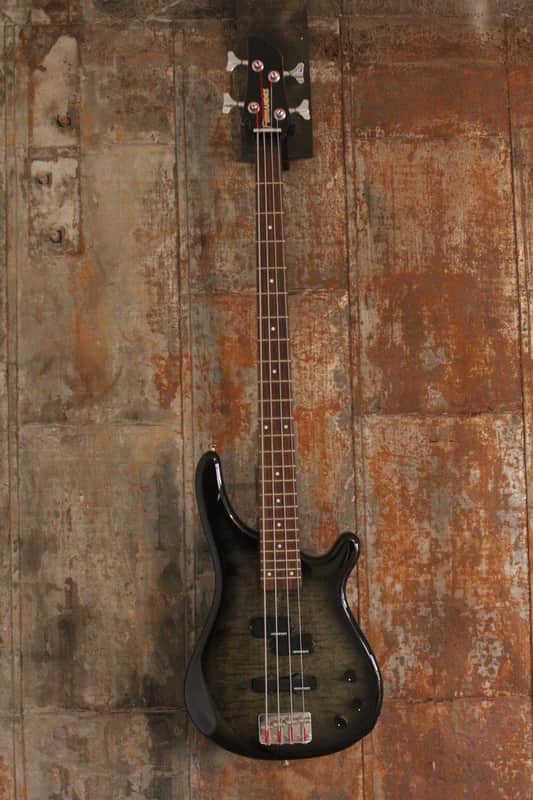 Fernandes Japan FRB-40 Revolver 4 String Bass, Trans Black Burst