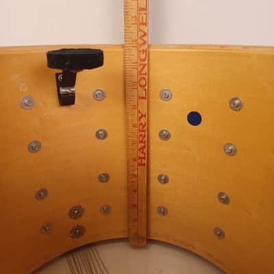 Ludwig 12x14" Brushed Gold Challenger ST Plus Snare Drum Vintage 1984 Marching image 11
