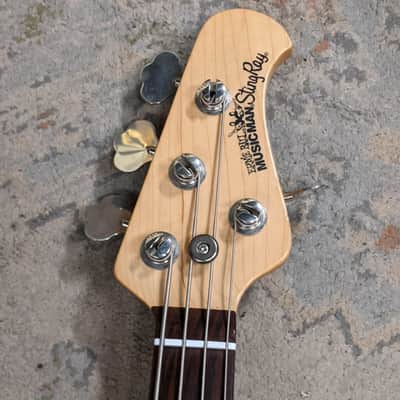 Ernie Ball Music Man Stingray 4 with Hardshell Case - Sunburst image 4
