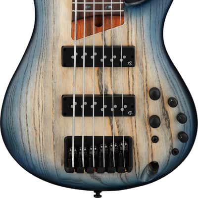 Ibanez SR606E-CTF SR Electric Bass 6-String - Cosmic Blue Starburst Flat image 18