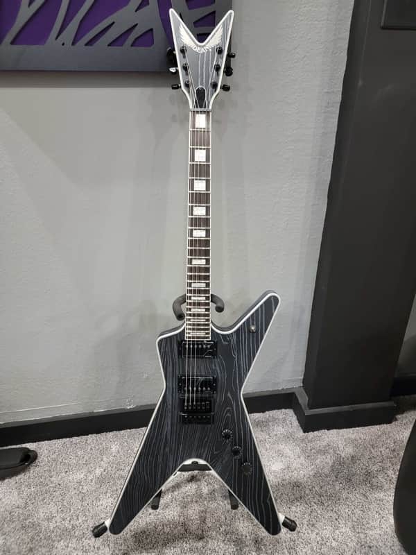 Dean Custom Run #16 Electric ML Guitar, Sandblasted Grey, (#40) DCR ML ET FL SBG image 1