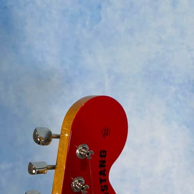 2011 Fender Mustang ‘69 Vintage Reissue MG69/MH Dakota Red + Headstock, Japan MIJ image 11