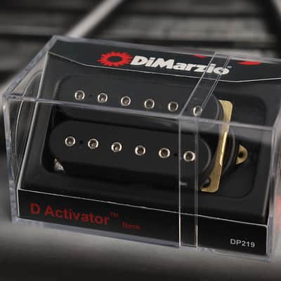 DiMarzio F-spaced D Activator Bridge Humbucker W/Black Cover DP