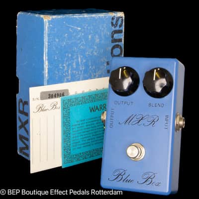MXR MX-103 Script Blue Box 1973 - 1975 | Reverb