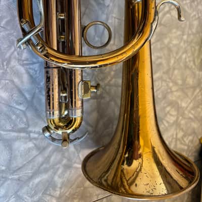 1954 Olds Recording Cornet + Protec case & 2 mpc image 3