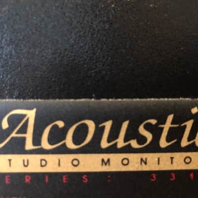 Acoustic Acoustic Studio Monitors 3311 Black image 7