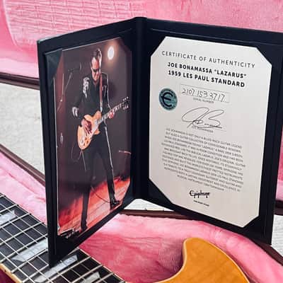 Epiphone Joe Bonamassa Signature "Lazarus" '59 Les Paul Standard 2021 - Present - Aged Gloss image 5