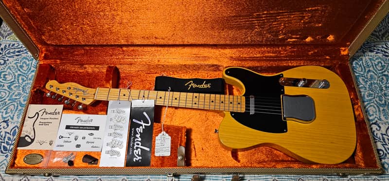 Fender American Vintage '52 Telecaster 2000s - Butterscotch Blonde