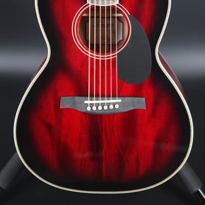 PRS SE P20E Tonare Parlor with Fishman Sonitone Pickup 2025 - Present - Fire Red Burst image 2