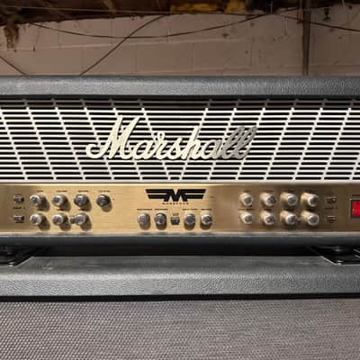 Marshall MF350 Mode Four 350-Watt Hybrid Guitar Amp Head Coupled with an MF280A 4x12 Cabinet image 2