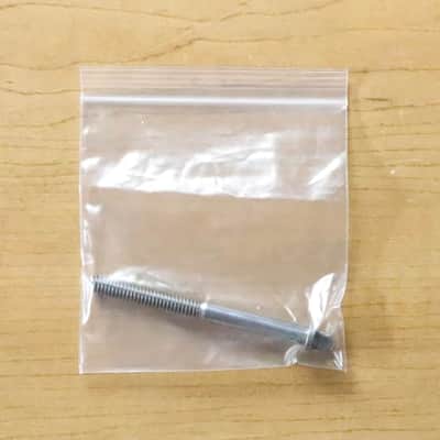 Slingerland Radio King Tension Rod 1950's Chrome 2 3/4" image 2