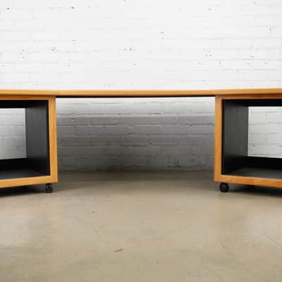 1990s KK Audio 24U 24-Space Studio Workstation Desk #53598 image 3