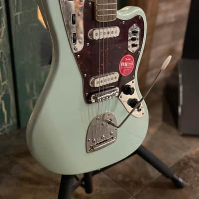 Squier Classic Vibe 70s Jaguar SS Electric Guitar in Surf Green w/ Trem Arm image 4