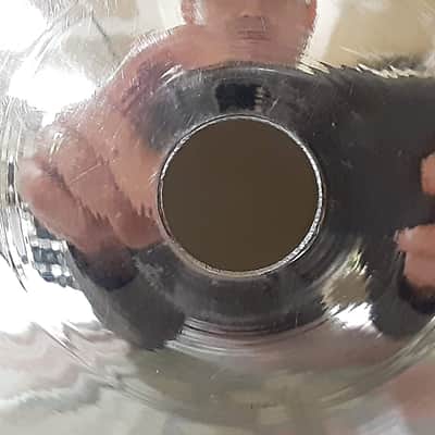 Zildjian 15" A Custom Mastersound Hi-Hat Cymbals (Pair) 2004 - Present - Brilliant image 12