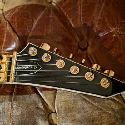 ESP Edwards SV Flying Arrow V MIJ Guitar - Gold Original Floyd Rose EMG image 9