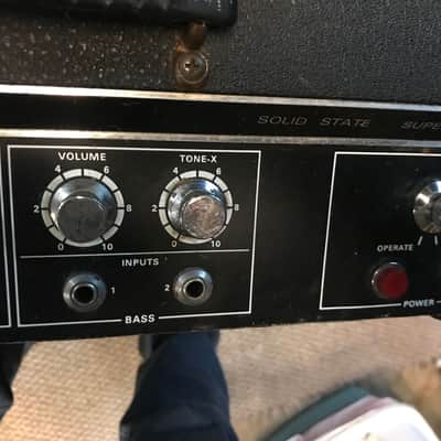 Vox V1123 Buckingham 3-Channel 35-Watt 2x12" Piggyback Guitar Amp 1967 - Black image 9