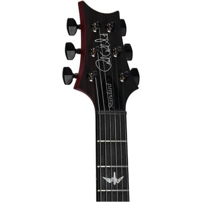 PRS Paul Reed Smith Satin Standard 24 Electric Guitar (with Case), Red Apple Metallic image 3