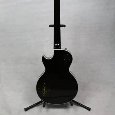 Epiphone Inspired By Gibson Custom Shop Les Paul Custom Electric Guitar, Ebony w/ Case image 5