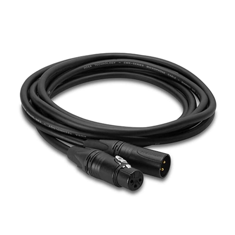 Hosa CMK-025AU Neutrik XLR3F to XLR3M Edge Mic Cable - 25' image 1