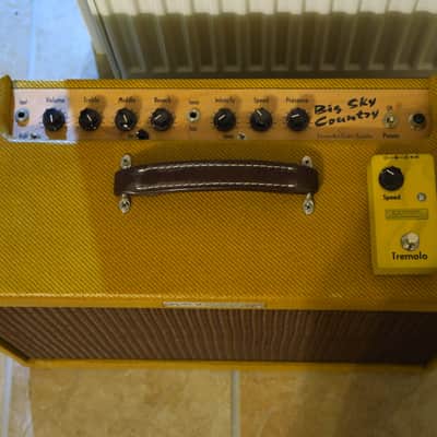 Teardrop “Big Sky Country” One-Off Handbuilt Boutique Combo – High-Powered Tweed Twin image 2