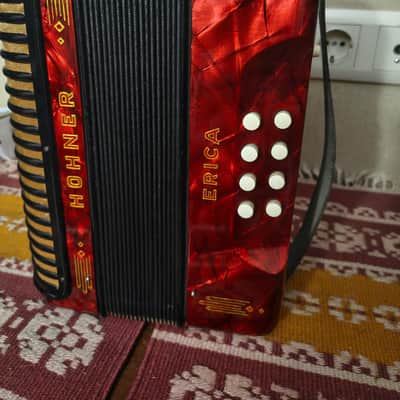 Hohner Erica C/F Diatonic Button Accordion image 3