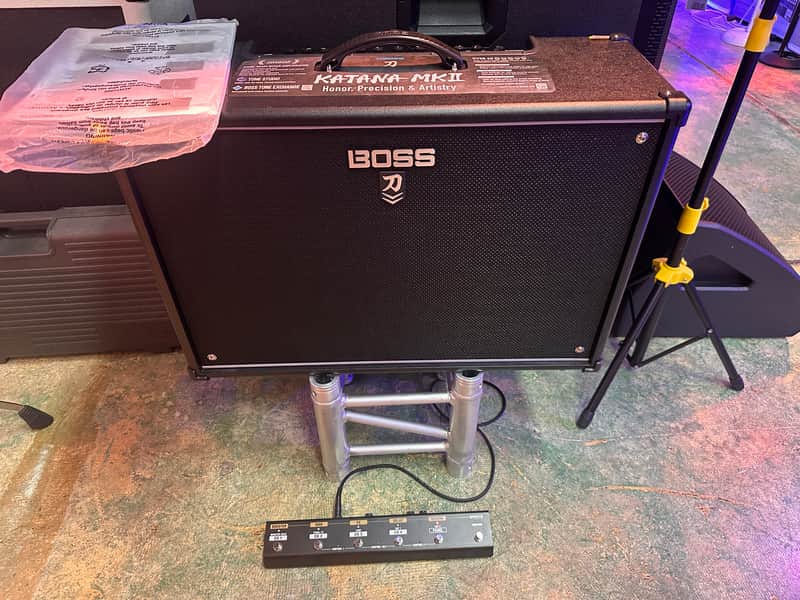 Boss Katana II 100 combo with multi channel footswitch selector image 1