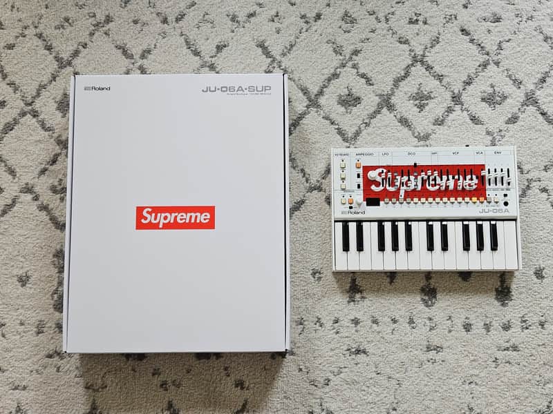 LIMITED Roland x Supreme JU-06A Boutique Synthesizer with K-25m image 1