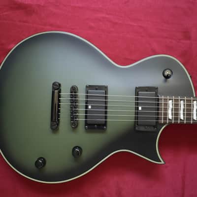ESP LTD BK-600 Bill Kelliher Signature 2016 - Present - Military Green Sunburst Satin image 2