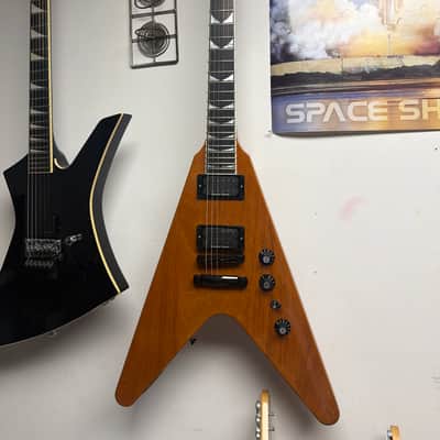 Gibson Dave Mustaine Signature "Rust in Peace" Flying V EXP 2021 - 2022 - Antique Natural image 1