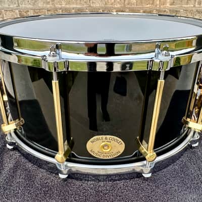 Noble&Cooley SS Maple 7x14” snare drum 2024 - Gloss Black Lacquer image 1