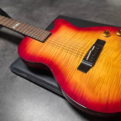 ESP CUSTOM SHOP Climax 1 of 100 ever made! Limited Edition RARE Model Ash Body! Cherry Sunburst 90s 1990's Piezo Electric AAA Flame Top Singlecut Guitar image 10
