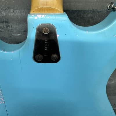 Hagstroom 11 Electric Guitar 1967 Light Blue image 8