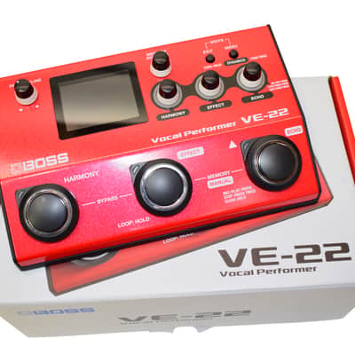 Boss VE-22 Vocal Effects and Looper Guitar Effects Pedal w/ Box image 1