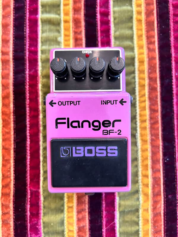 Boss BF-2 Flanger 1980-1984 (Black Label) Made In Japan | Reverb