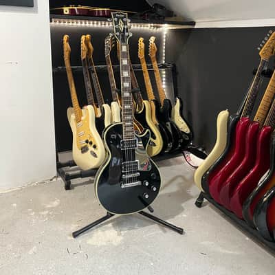 Vintage Black Beauty LP John Sykes Signature Fresher FL550 Greco K*ller? Made in Japan, 1984. image 2