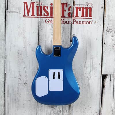 Kramer Pacer Classic Solid Body Electric Guitar Radio Blue Metallic Finish image 6