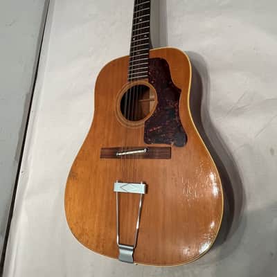 Gibson B-45-12 12 String Acoustic Guitar 1968 Natural image 10
