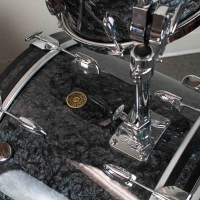 Gretsch Broadkaster Black Diamond Pearl Drum Set image 6