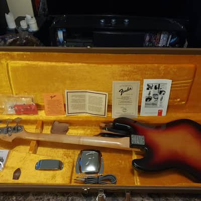 Fender USA Custom Shop Jaco Pastorius Signature fretless American Jazz Bass - Kevin Kaufman image 8
