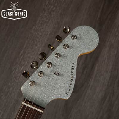 Mint Nash Guitars JM-63 Silver Sparkle w/SKB hardcase image 11