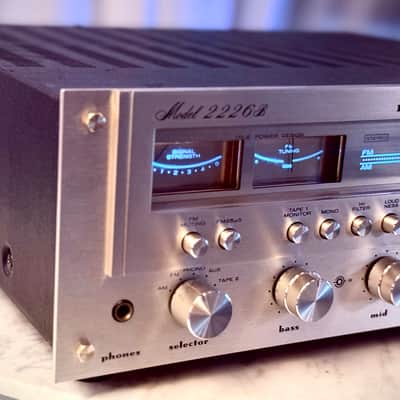 πΆβ¨ Marantz 2226B Vintage Stereo Receiver β Serviced/Cleaned, Warm White LED, New Vellum, Ultrasonic-Cleaned Knobs image 4