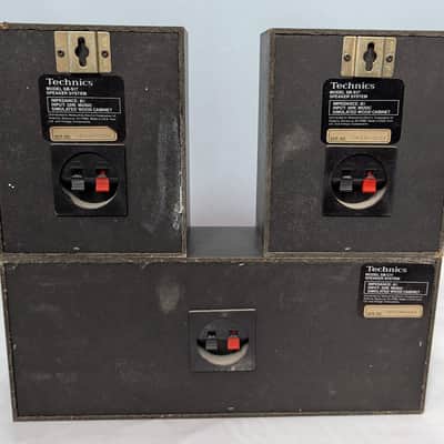 Technics SB-C11 & Sb-S17 Channel Speaker Home Theater Surround Sound Tested image 4