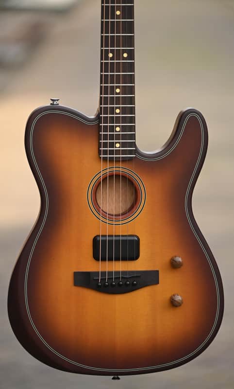 Fender Acoustasonic Standard Telecaster - Honey Burst image 1