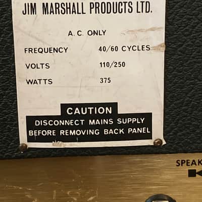 Marshall Super Bass 100 1969/1970 image 7