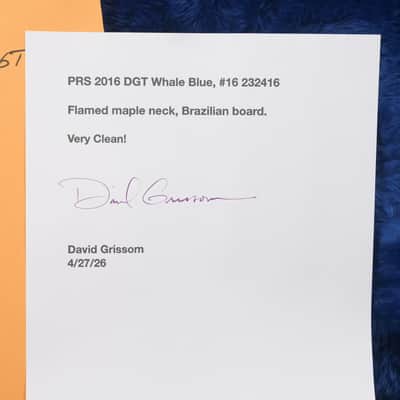PRS Whale Blue DGT Owned by David Grissom image 16